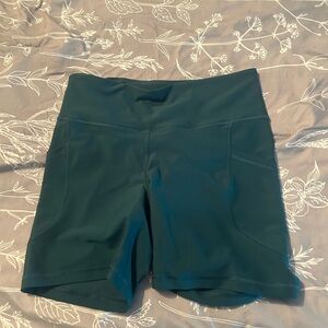 Old Navy Women's Dark Green Bike Shorts
